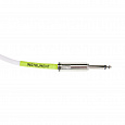 ERNIE BALL 6400 Ernie Ball 15ft PVC Straight Angle Inst Cable White
