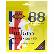 ROTOSOUND RS88LD BLACK NYLON FLATWOUND BASS STRINGS