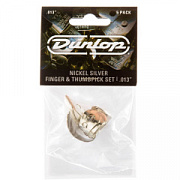DUNLOP 33P013 Nickel Silver Fingerpick 5Pack