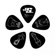 PLANET WAVES 1CBK6-10JS JOE SATRIANI PICKS BLACK HEAVY