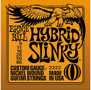 ERNIE BALL 2222 Hybrid Slinky Nickel Wound Electric Guitar Strings - 9-46 Gauge
